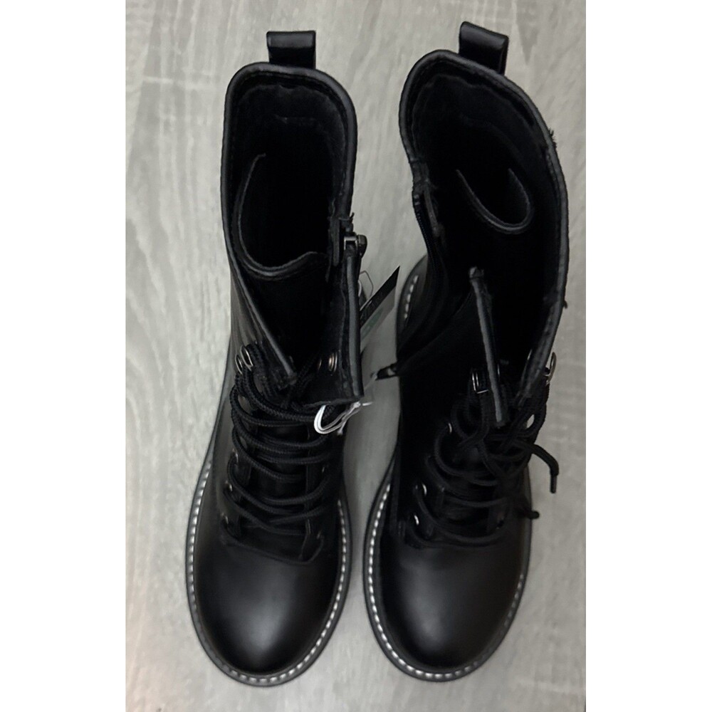 Wild Fable Logan Black Lug Combat Boots with Memory Foam Insole Size 8.5 - Picture 4 of 4